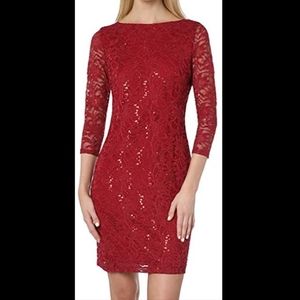 Tiana B. Red dress EUC